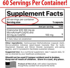 Jigsaw Health CoQ10 w/SRT | Heart Health Support | with Sustained Release Technology | 60 Capsules