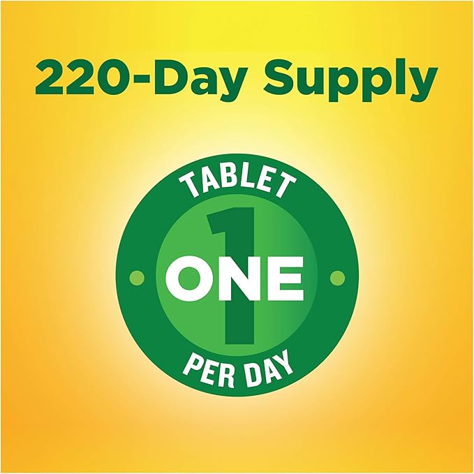 Vitamin D3, 220 Tablets, Vitamin D 2000 IU (50 mcg) Helps Support Immune Health, Strong Bones and Teeth, & Muscle Function, 250% of Daily Value for Vitamin D in One Daily Tablet