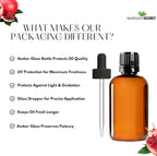Pure Carrier and Essential Oils for Skin Care, Hair, Body Moisturizer for Face-Anti Aging Skin Care (Pomegranate Seed Oil Organic, 4oz)