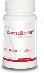 Biotics Research ResveraSirt HP Formulated by Dr. Mark Houston, Trans Resveratrol, Quercetin, Increase Sirtuin Activity, Cardiovascular Support, Heart Power, Vascular Support, 30 Capsules