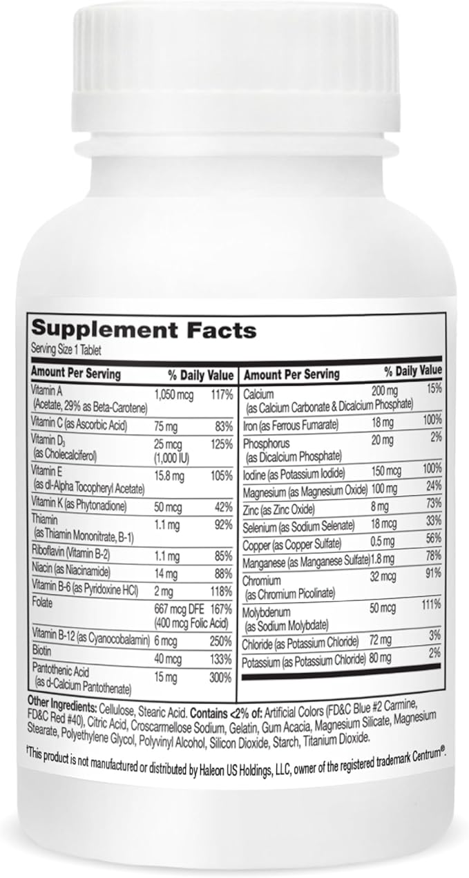 21st Century Sentry Women Multivitamin Tablets, 120 Count