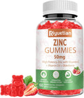 Zinc Gummies - 50mg High Potency Zinc with Vitamin C + Vitamin D3 + Elderberry - Immune Health Support - Vegan, Non-GMO and Gluten Free - 60 Gummies