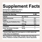 L-Carnitine Liquid Shots – 450mL – Energy Support, Metabolism Booster & Endurance – Drink Supplement with Green Tea & Vitamin B6 | Natural Peach & Apple Flavor
