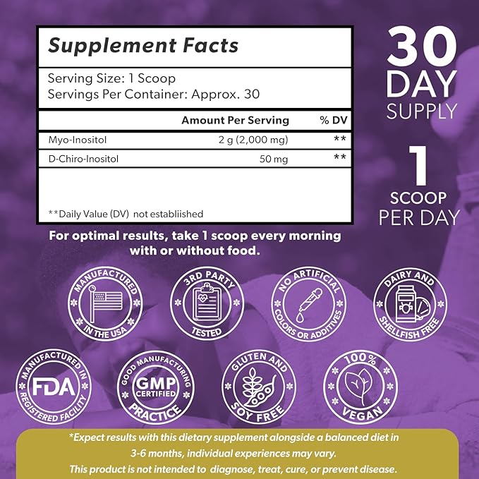 Save 10% on Ultimate Inositol Wellness Bundle – Myo-Inositol & D-Chiro Inositol Supplement Capsules + Powder for Hormonal Balance & PCOS Support