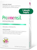 Promensil Menopause Double Strength - Menopause Supplements for Women, Red Clover Isoflavones, Helps Support Hot Flashes, Night Sweats, Restlessness - 30 Count
