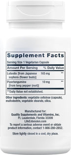 Life Extension GEROPROTECT® Autophagy Renew, Luteolin, piperlongumine, Cellular Health Support, Healthy Aging, Gluten-Free, Non-GMO, Vegetarian, 30 Capsules