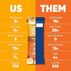IQBAR Clean Plant Protein Bars - Banana Nut - 36 Count - Keto, Vegan, High Fiber, Gluten and Dairy Free, Low Sugar Snack - Brain and Body Nutrients for Focus, Energy, Meal Replacement