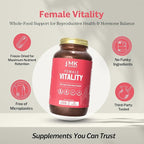 MK Supplements Female Vitality | Grass-Fed Beef Organs for Women | Spleen, Uterus, Ovaries, Fallopian Tubes & Kidney | No Phytoestrogens | 150 Capsules