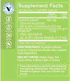 The Vitamin Shoppe Triple Strength Turmeric with Curcumin 900mg, Supports Joint Mobility, Provides Antioxidant Benefits & Includes 5mg Bioperine for Nutrient Absorption (120 Vegetarian Capsules)