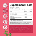 Extra Strength Saw Palmetto for Women 500mg - DHT Blocker for Women 30-Day Supply - Hair Vitamins for Hair Loss Supplement - Pure Saw Palmetto Extract Capsules with Maca Root & Biotin - 90 Count