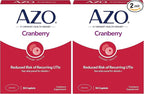 AZO Cranberry Pills for Urinary Tract Health for Women and Men, Adult Cranberry Supplement, Sugar-Free, Non-GMO, 50 Count (Pack of 2)