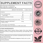 Vaginal Probiotic Feminine Gummies for Women – pH Balance Support & Vitamin C, Strawberry Flavor, Vegan, Sugar-Free, Non-GMO, 60 Gummies (30 Servings)
