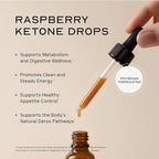 Apple Cider Vinegar Raspberry Ketone Weight Loss Drops, Keto Appetite Suppressant Fat Burner Diet Energy Supplement Metabolism Booster for Women and Men, Slim Faster Than Gummy Pill Capsule Tea, 60 ml