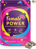 Beef Organ Supplement for Women, Natural Grass Fed Beef Liver Capsules,Supports Feminine Hormone Balance, Menstruation, Immunity, Skin, Collagen, B12, Energy & Wellness - 60 (1)