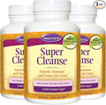 Nature’s Secret Super Cleanse - Extra Strength Colon Cleanse with 14 Herbs & Probiotic Support - Promotes Gut Health Detox Cleanse & Digestive Support Gentle Elimination Formula - 100 Tablets (3 Pack)