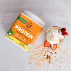 Vegan Organic Protein Powder Plant-Based | 5 Superfood Quinoa Chia Seed Soy Free Dairy Free Gluten Free Synthetic Free Non-GMO | Vanilla 15 Servings | Classic Plus by Sunwarrior