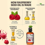 Red Raspberry Seed Oil Cold Pressed Unrefined Virgin Undiluted 100 Percent Pure Natural Face Skin Hair Body Moisturizing Oil