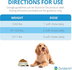 PRN Pharmacal Duralactin Canine Joint Plus Soft Chews - Joint Health Supplement for Dogs & Puppies - Pet Mobility Support - 90 Soft Chews