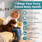 Yeast Infection Treatment for Dogs & Cats, Supports Healthy Itch, Inflammation, Irritation & Allergy Relief, Dog Ear Infection Treatment, Skin & Hair Care, Safe Natural & Effective Drops