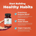 MaryRuth’s Gluten Digestive Enzymes | Up to 2 Month Supply | Proprietary Enzyme Blend | Vegan Pine-Based Capsules | Non-GMO | 60 Count