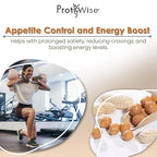 ProtiWise High Protein Soy Snacks | Peanut & Caramel Coated | 15g Protein, Low Sugar, Low-Carb | Gluten Free, KETO Friendly Snack for Hunger Control & Energy Boost | 7/Box
