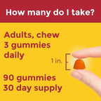 Nature Made Advanced Womens Gummy Multivitamins with Magnesium Citrate, Calcium, B Vitamins, Multivitamin Gummies for Women, 90 Multi Vitamin Gummies, 30 Day Supply,(Pack of 2)