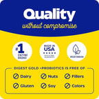 Enzymedica Digest Gold + Probiotics, 2-in-1 Digestive Enzymes & Probiotic Support, Promotes Gut Health with 1 Billion Active Cultures, 45 Capsules