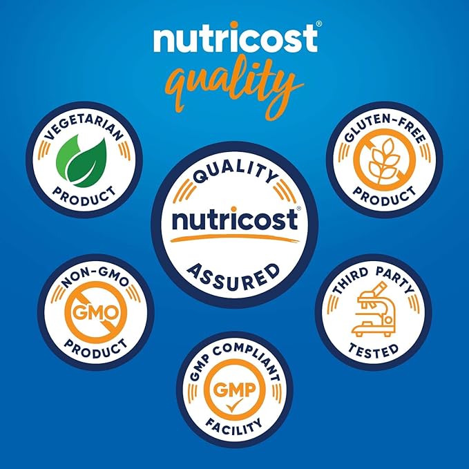 Nutricost Vitamin C Gummies (500mg) 120 Gummies - Made with Natural Flavors & 556% DV of Vitamin C, Vegan, GMO-Free, Gluten-Free, 30 Servings