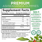 Ashwagandha Gummies - Advanced Ashwagandha Gummy Formula for Daily Use - Natural Antioxidant Support & Brain Health Support - Natural Calm, Relaxation, & Immune Support - Berry Flavor - 60 Gummies