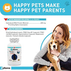 Vetoquinol Zylkene - Calming Support for Large Dogs 33132 lb - Supports Behavior & Occasional Anxiety - Perfect for Boarding, Vet Visits & Celebrations - Non-Drowsy & Lactose-Free - 120 Capsules