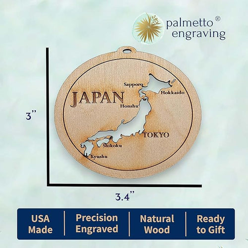 10PK Japan Ornaments, Japanese Christmas Tree Ornaments, Souvenirs, Keepsakes, and Gifts