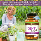 Suzy Cohen Joint Script Joint Support Supplement with Hyaluronic Acid, C3 Curcumin Turmeric Extract, MSM, Collagen Peptides, Ginger, and Boswellia for Maximum Flexibility, Tendon and Cartilage Health