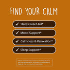 Happy Healthy Hippie Be Grounded Stress Relief Supplement – Lavender Pills | Promotes Calmness & Relaxation | Quick Acting | Magnesium Glycinate 100mg, L Theanine, Lemon Balm Leaf, | Herbal, 60 Ct