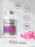 Horbäach Skin Rejuvenator with Verisol | Bioactive Collagen Peptides | 200 Caplets | Non-GMO, Gluten Free Supplement