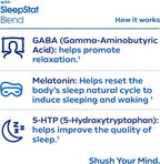 Dream Water Sleep Powder, Sugar-Free, Gluten-Free, Natural Flavors; Blend of 3 Ingredients, GABA, 5mg Melatonin, 5-HPT; Snoozeberry Flavor 60ct