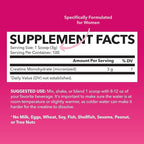 Creatine for Women - Formulated for Women - 3g Micronized Creatine Monohydrate Per Serving to Support Energy, Lean Muscle Mass, and Mental Clarity - Unflavored, Vegan, Non-GMO, 100 Servings