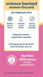 Renew Life Women's Probiotic Capsules, 50 Billion CFU Guaranteed, Supports pH Balance, Vaginal, Urinary, Digestive and Immune Health(2), L. Rhamnosus GG, Dairy, Soy and Gluten-Free, 60 Count