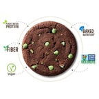 Lenny & Larry's Complete Protein Cookie, [Choc-O-Mint], Chewy Soft Baked, 16g Plant Protein, Vegan, Non-GMO, High Fiber, [4 Ounce] Cookie,(Pack of 24)
