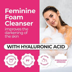ZENZSUAL Feminine Foam Cleanser with Hyaluronic Acid & Organic Cranberry Extract – pH Balanced Feminine Wash for Sensitive Skin, Fragrance-Free Vaginal Cleanser, Hypoallergenic Intimate Care, 1 oz