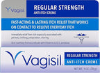 Vagisil Regular Strength Anti-Itch Feminine Cream for Women, Gynecologist Tested, Hypoallergenic, Fast-acting and Long-lasting Itch Relief, Vaginal Moisturizer Soothes and Cools, 1 oz (Pack of 2)