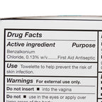 McKesson Obstetrical Antiseptic Towelettes Wipes, Sterile, Individual Packet, Clean Scent, 100 Count, 1 Pack