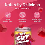 GG360 - Gut Health for Women & Men, Pre Post Probiotics Gummies for Digestive Health, Constipation, Tribiotics for Bloating, Immune Support, Skin & Belly Fat, Tart Cherry – 60 Count