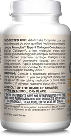 Jarrow Formulas® Type II Collagen Complex 1000 mg Supplements, Supports Skin and Joint Health, 60 Capsules, 30 Day Supply