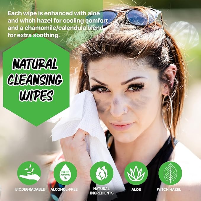 KLEAN FREAK Body 6-Count Wipes - Original Disposable Wipes, Individually Wrapped for the Gym, Workout, Hiking, Travel, and Sport (Mixed Trial 6 Pack)