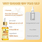 Yoni Oil Wash for Women pH Balance and Wetness, Feminine Oil Ingrown Hair, Nourishing, Moisturizing Formula for All Skin Types, Yoni Care with Vitamin E, Natural Yoni Wash(Pineapple)