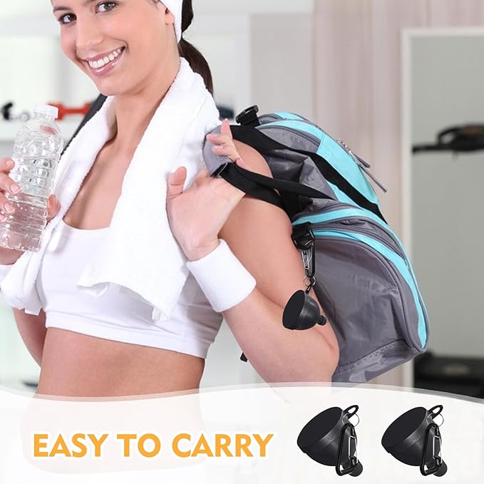 Protein Powder Containers (2 Pack), Portable Travel Containers with 100ml Funnel, Fitness & Travel Workout Accessory