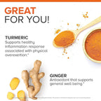 Qunol CoQ10 & Turmeric: CoQ10 200mg, 60 Softgels & Turmeric Curcumin, 2400mg, 105 Capsules