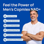 NAD Supplement for Men – Liposomal NAD+ NMN Alternative Nitric Oxide Prostate Health Supplements with Resveratrol, CoQ10, L Citrulline and Lycopene for Anti-Aging & Cellular Energy Support 60 Capsules