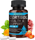 Cortisol Supplements for Women, 1360mg Cortisol Manager & Cortisol Reducer, 11-in-1 Cortisol Balance Supplement with Ashwagandha, Rhodiola, L-Theanine, 120 Capsules 60-Day Supply