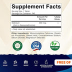 Vitamatic Yeast Free Selenium 200mcg as Selenomethionine Supplement Essential Trace Mineral with Superior Absorption 240 Tablets